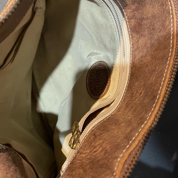 Roots Brown Leather Crossbody Bag - Picture 3 of 3